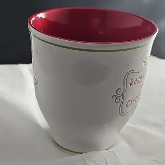 Cracker Barrel Keep Christ In Christmas Coffee Mug 14oz tea hot cocoa holiday - Picture 5 of 12
